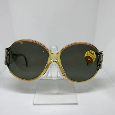 Vintage Zeiss Marwitz 675 8056 Tri-Color Oversized Sunglasses Frame  62-16-125 • $49.99