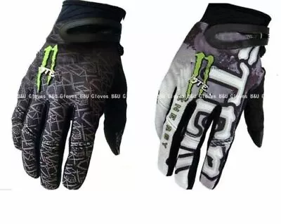 100 Motocross ATV Enduro Bike Gloves Ultimate BMX Gear With Fox Monster Thor • £12.49