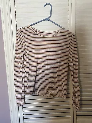 Mudd Women’s Long Sleeve Striped Shirt Size Small • $1