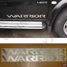 2x Mitsubishi L200/Shogun WARRIOR Door Decals/stickers • $10.09