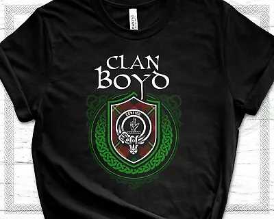 Scottish Clan Boyd Surname Scotland Tartan And Clan Badge • $24