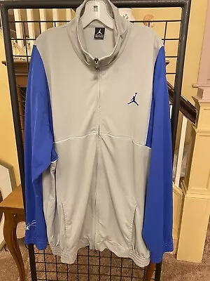 Air Jordan  Jumpman Full Zip Warm Up Flight Sweatshirt Track Jacket Mens Sz XXL • $33.99