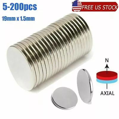 N35 Super Strong Round Disc Neodymium Magnets Rare Earth Mini Fridge Magnet Rare • $7.49