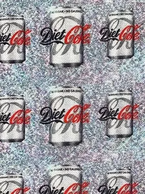 Diet Coke Fabric 100% Cotton Fabric By The Yard Coca Cola Fabric • $27.95