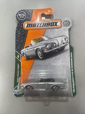 Matchbox  Volkswagen Karmann Ghia Type 34  #15/35  2017 MBX Road Trip/Thailand  • $5