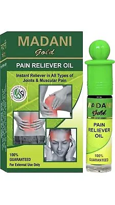Madani Gold Medicated Oil For Cold Blocked Nose Muscle Pain Reliver Oil Roll On  • £9.99