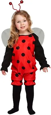 Lady Bug Ladybird Costume Toddler Fancy Dress Party Girls Halloween • £8.99