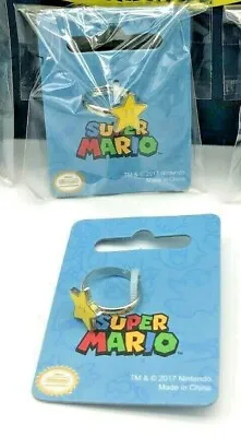 NINTENDO SUPER MARIO STAR RING. Pick From S M Or L ! Officially Licensed & New • £2.99