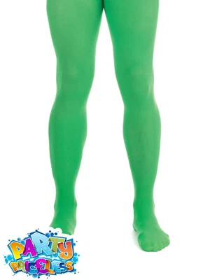 £4.75 • Buy Male Mens Tights Green Elf Santas Helper Christmas Fancy Dress Costume