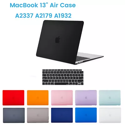 Matte MacBook 13  Inch Air Shell Case Keyboard Cover 2018-2022 A1932 A2179 A2337 • $17.95