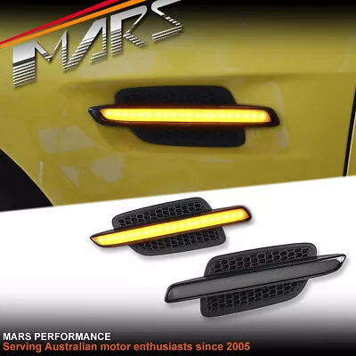 LED Sequential Side Turn Signal Indicator Lights Marker For Holden Commodore VE • $199.99