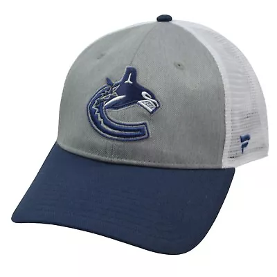 Vancouver Canucks Fanatics NHL Hockey Meshback Adjustable Cap Hat • $24.95