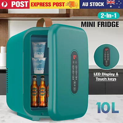 $95.90 • Buy 10L Digital Mini Fridge Portable Camping Cooler And Warmer For Home Car Caravan