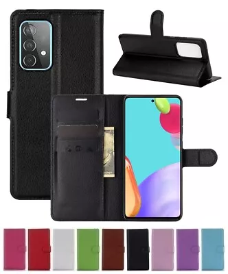 Wallet Leather Flip Card Case Cover For Samsung Galaxy Phones Genuine Au Seller • $8.99