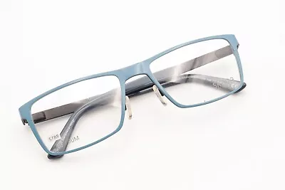 SKAGA 2512 RIKKU 5105 Satin Blue 56-19-145 Frames TITANIUM Flex Hinge ITALY S788 • $49.99