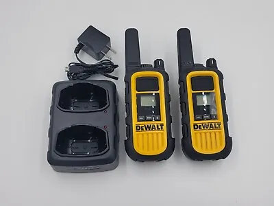 USED DEWALT 22-Channel Heavy Duty Walkie Talkies - Waterproof DXFRS800 • $64.99