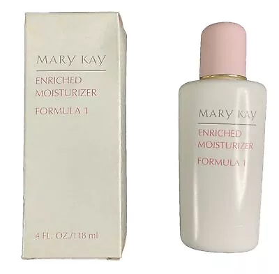 Mary Kay ENRICHED MOISTURIZER  Formula 1 Dry Skin NOS 4 Oz • $48.95