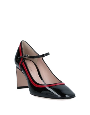 £10.50 • Buy RRP€650 GIORGIO ARMANI Leather Mary Jane Shoes US6 EU37 UK4 Heel Patent Panel