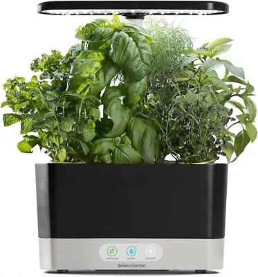 Aerogarden Hydroponics6 Pod Harvest Garden Growing System Black Model 200690blk • £43.99