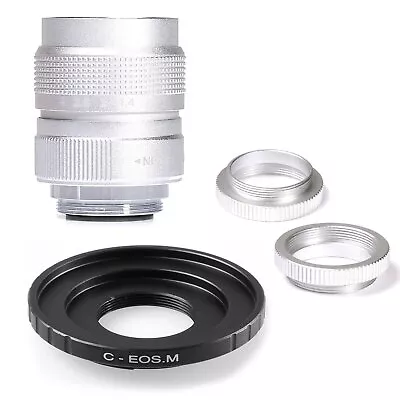 Fujian 25mm F1.4 C Mount CCTV Movie Lens For Camera M2 M3 M50 Mirrorless Camera • $24