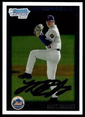 2010 Bowman Chrome Matt Harvey Auto #BDPP84 • $1.99