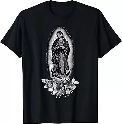 New Limited Our Lady Virgen De Guadalupe Virgin Mary T-Shirt Free Shipping • $22.55