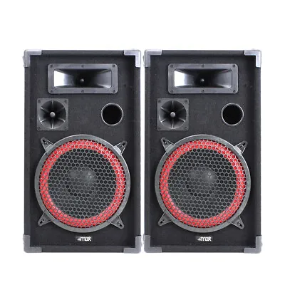 MAX 170.731 10 Inch Passive Party Speakers 600W • £150