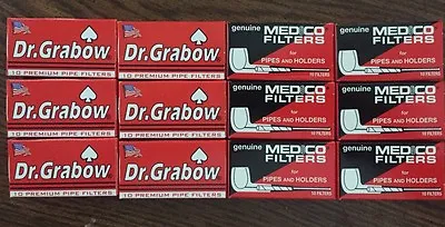 6 Boxes Dr Grabow & 6 Boxes Medico Pipe Filters 120 Total New 2 1/4  Sample Lot • $23.45