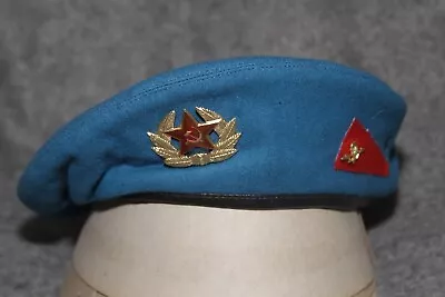 Vintage Russia Issue Army Paratrooper Beret With Jump Wings Insignia 57 • $45