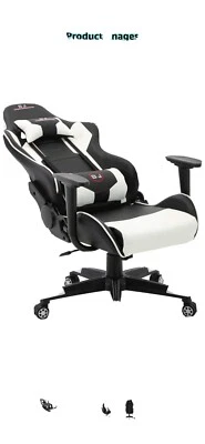 £30 • Buy Ergonomic Reclining Gaming Chair Black With Hints Of Red