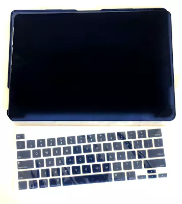 Se7enline MacBook Pro 13in Hard Shell Laptop Case & Keyboard Skin - Navy Blue • $12.99