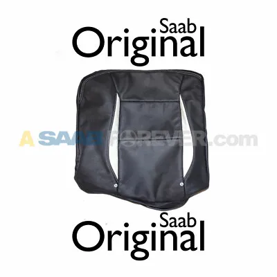 Saab 9-5 Aero Leather Seat Cover Backrest Rh Rear New Genuine Oem K36 Black 4dr • $89.99