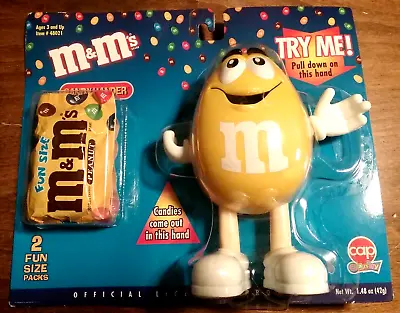 M&M’s Candy Hander Yellow Licensed Made By Hasbro *RARE NOS* • $21.49