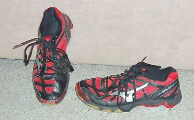 Women's Red/black MIZUNO Wave Lightning RX2 Volleyball Shoes  9 • $17