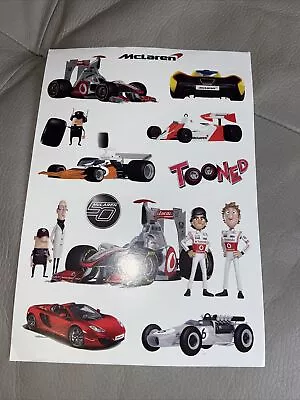 Vodafone Mclaren Mercedes Tooned Stickers 2013 • $3.72