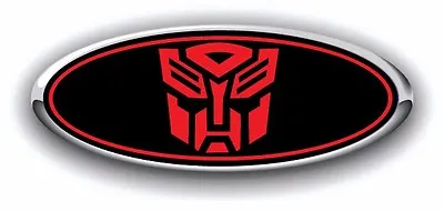 Ford F150 2015-2023 Autobot Custom Overlay Emblem Decal 3PC Kit BLK/RED • $22.99