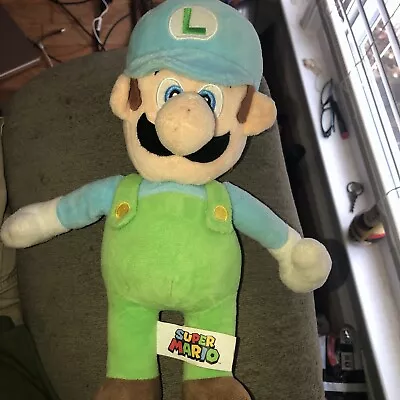 Nintendo Ice Super Mario Luigi Soft Plush Doll 12” Stuffed Toy Original • $8