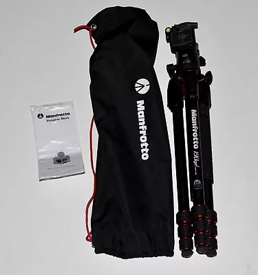 Manfrotto 190 Go! Aluminum 4-Section Tripod Kit With Ball Head • $245