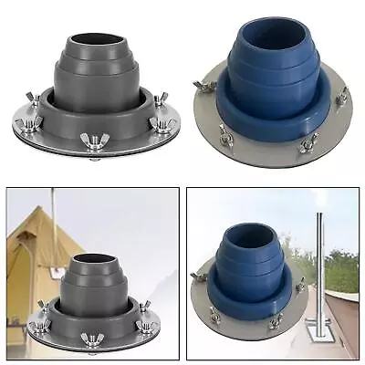 Silicone Tent Stove Jack High Temp Stove Hole For Outdoor Yurt Hot Stove • $41.48