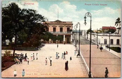 Veracruz Mexico Park POSTCARD A26 • $3.49