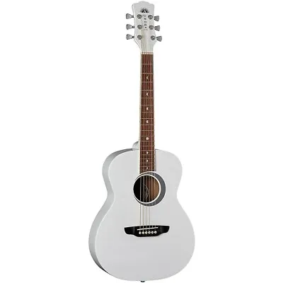 Luna Aurora Borealis 3/4 Size Acoustic Guitar White Sparkle • $189