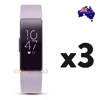 3x Fitbit Inspire HR Charge 3/ 2 Full Coverage Screen Protector Aqua Crystal • $4.95