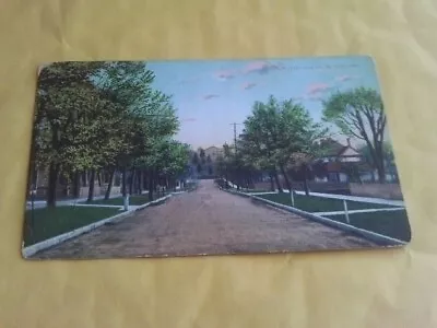 Rare 1910 Worrell Postcard Jefferson St. Mexico Mo. Lu Chawick Holden Missouri • $9.99