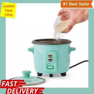 Mini Rice Cooker Travel 1.5 Cup Non-Stick Household 300mL Steamer Warm Function • $18.99