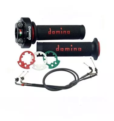 Domino XM2 Quick Action Throttle Grips & Cables Aprilia RSV4 Years 2009-2016  • $160.39