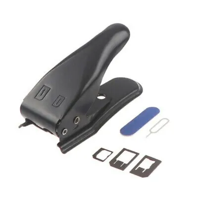 New 3 In 1 Sim/Micro Sim/Nano Sim Card Cutter For All Mobile Phones • £14.66