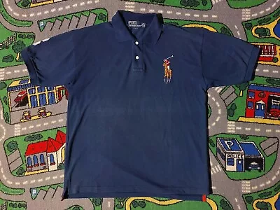 RALPH LAUREN Big Logo Polo Shirt XL • $24.95