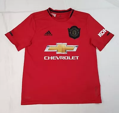 Adidas Manchester United Football 2019 Kids L 13-14 Years Home Red Shirt Jersey • $24.85