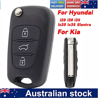 Replacement Remote Key Fob Shell Case ForHyundai I20 I30 I35 Ix20 Ix35 Elantra • $9.39