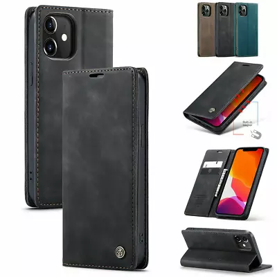 $10.99 • Buy Flip Card Holder Stand Wallet Case For IPhone 11 12 Pro Max Mini XR  Xs X 8 7